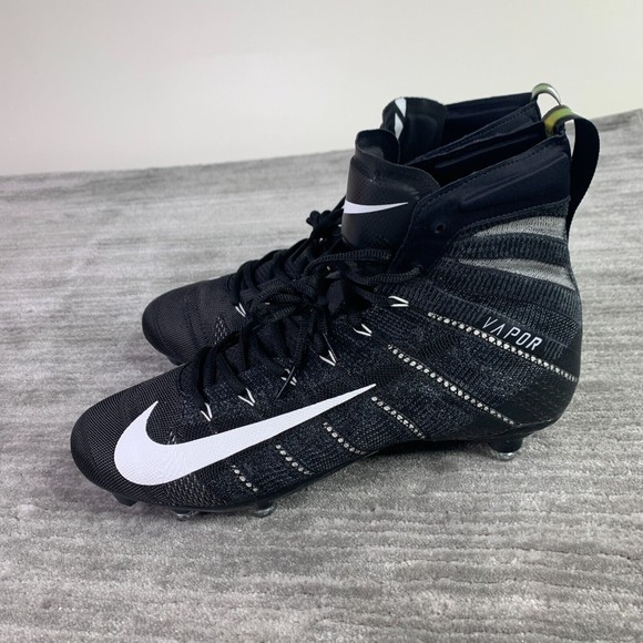 Nike Vapor Untouchable 3 Elite Flyknit Football Cleats Mens Size 12.5 BV6699-001 - Picture 3 of 8